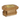 Superior 8 Sided Single Solid Oak Casket/Urn - 32 x 22 x 15 cm