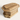 CNC Routed | 8 Sided Single Solid Oak Casket/Urn - 32 x 22 x 15 cm