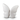 White Ceramic Butterfly-Shaped Keepsake Ashes Urn - 15 x 17.5 x 9cm