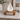 Ivory & White Metal Ashes Urn - Teardrop on a memorial plinth with a silver plaque