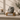 Dark Grey Porcelain Palm Pet Dog Ashes Urn on a memorial plinth with a silver plaque