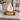 Ivory & White Metal Ashes Urn - Teardrop on a memorial plinth with a brass plaque