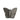 Silver Ceramic Butterfly Ashes Urn - Mariposa - 15 x 22 x 13cm