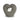 Dark Grey & White Porcelain Pet Ashes Urn - 19 x 21 x 13cm