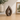 Mahogany Brown Ceramic Ashes Urn - Venezia - 22 x 14 x 10cm