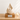 Light Beige & White Porcelain Adult Ashes Urn - Teardrop Heart Design (Celest) - 30 x 22 x 21.5cm