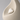 Light Beige & White Porcelain Teardrop Heart Pet Ashes Urn (Celest)
