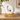 White & Gold Ceramic Adult Ashes Urn on a memorial plinth with a brass plaque